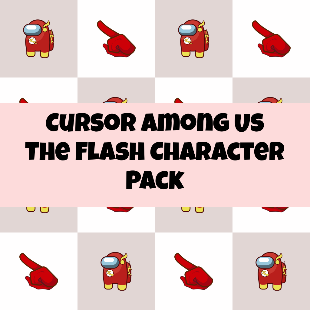 Cursor Among Us The Flash Character Pack